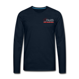 UFHeatlh Trauma Resus RN Men's Premium Long Sleeve T-Shirt - deep navy