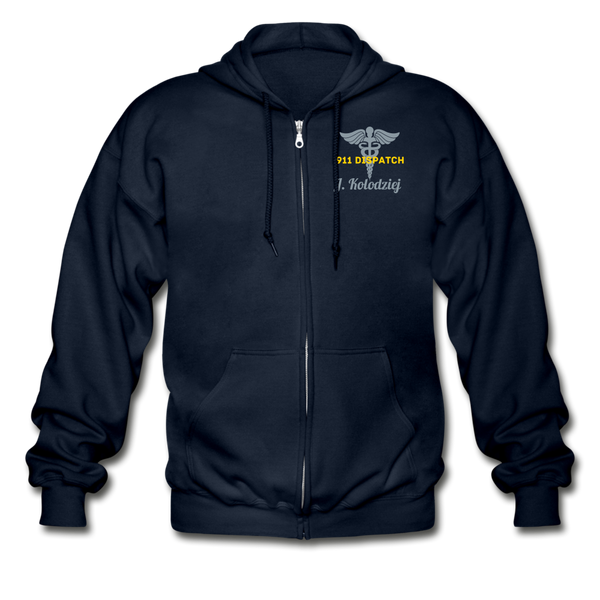 J. Kolodziej Gildan Heavy Blend Adult Zip Hoodie - navy
