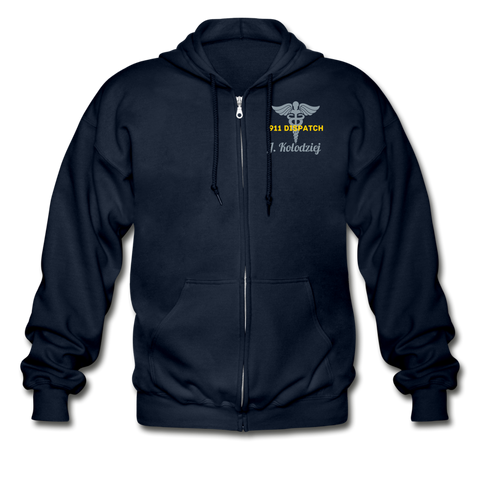 J. Kolodziej Gildan Heavy Blend Adult Zip Hoodie - navy