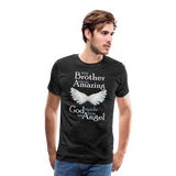 Brother Amazing Angel Men's Premium T-Shirt - charcoal grey