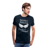 Brother Amazing Angel Men's Premium T-Shirt - deep navy