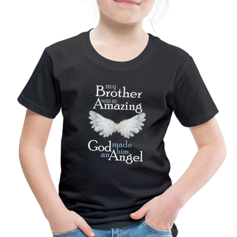 Brother Amazing Angel Toddler Premium T-Shirt - black