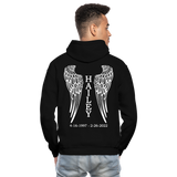 Hailey 4-16-1997 2-26-2022 Gildan Heavy Blend Adult Hoodie - black