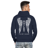 Hailey 4-16-1997 2-26-2022 Gildan Heavy Blend Adult Hoodie - navy