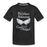 Brother Amazing Angel Kids' Premium T-Shirt - black