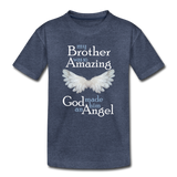 Brother Amazing Angel Kids' Premium T-Shirt - heather blue