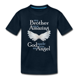 Brother Amazing Angel Kids' Premium T-Shirt - deep navy