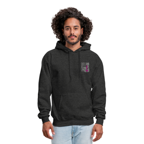 Nurse Flag Men's Hoodie (CK1389) - charcoal grey