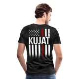 KUJAT Firefighter Men's Premium T-Shirt - charcoal grey