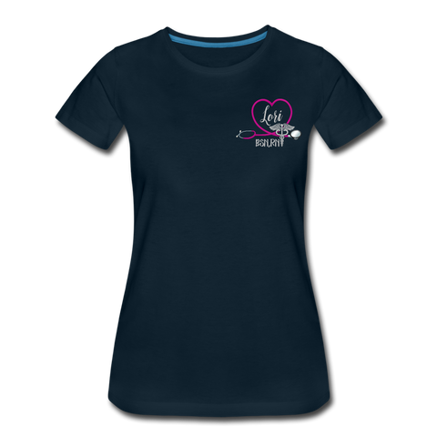 Lori, BSN,RN Emergency Nurse Women’s Premium T-Shirt - deep navy