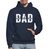 Dad Husband Hero Legend Gildan Heavy Blend Adult Hoodie (CK0001) - navy