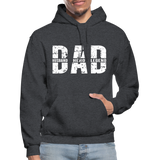 Dad Husband Hero Legend Gildan Heavy Blend Adult Hoodie (CK0001) - charcoal grey