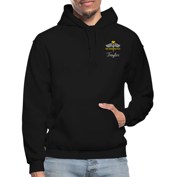 Taylor 911 Dispatch Gildan Heavy Blend Adult Hoodie - black