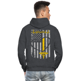Taylor 911 Dispatch Gildan Heavy Blend Adult Hoodie - charcoal grey