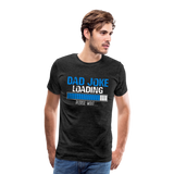 Dad Joke Loading Men's Premium T-Shirt (CK1044) - charcoal grey