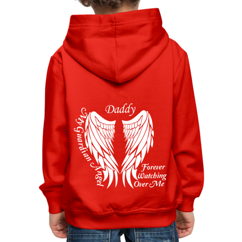 Daddy Guardian Angel Kids‘ Premium Hoodie - red