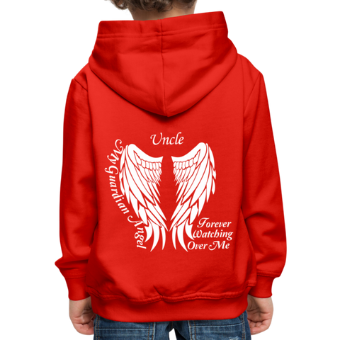 Uncle Guardian Angel Kids‘ Premium Hoodie Youth - red