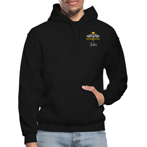 Julia 911 Dispatch Gildan Heavy Blend Adult Hoodie - black