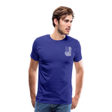 Dad American Flag Men's Premium T-Shirt (CK1903) - royal blue