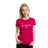 Graduated AF Women’s Premium T-Shirt (CK1577) - dark pink