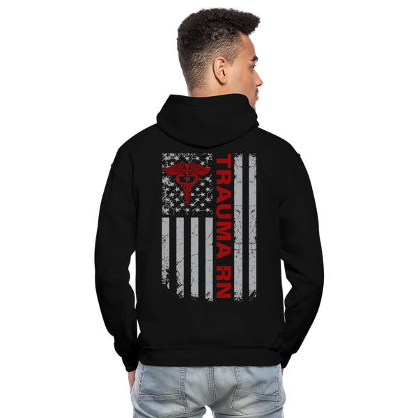 Trauma RN Gildan Heavy Blend Adult Hoodie - black
