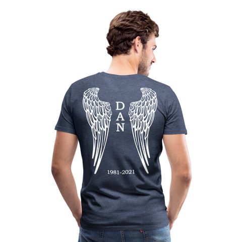 Dan 1981-2021 Men's Premium T-Shirt - heather blue