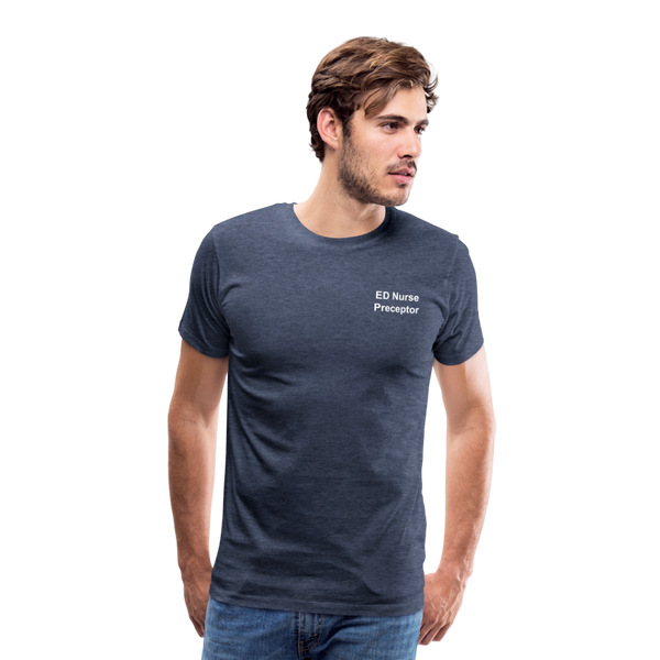 ED Nurse Preceptor Men's Premium T-Shirt - heather blue