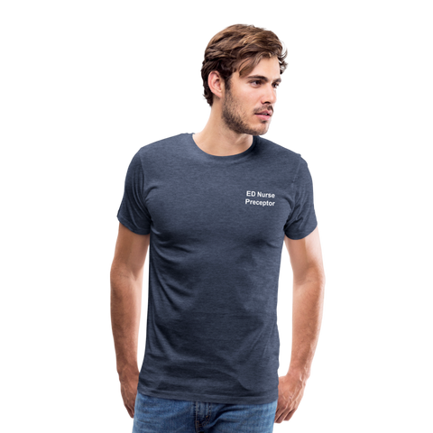 ED Nurse Preceptor Men's Premium T-Shirt - heather blue