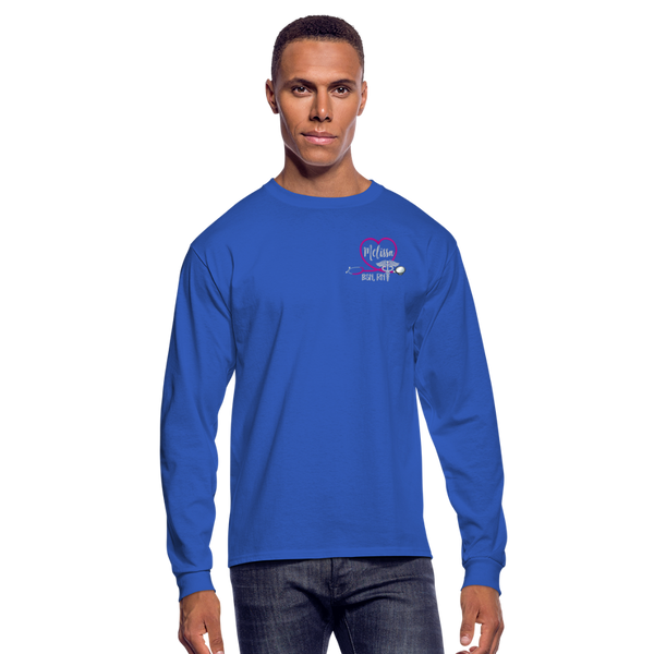 Melissa BSN, RN Men's Long Sleeve T-Shirt - royal blue