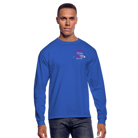 Melissa BSN, RN Men's Long Sleeve T-Shirt - royal blue