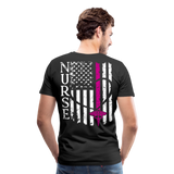 Nurse Flag Men's Premium T-Shirt (CK3903)+ - black