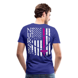 Nurse Flag Men's Premium T-Shirt (CK3903)+ - royal blue
