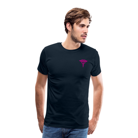 Nurse Flag Men's Premium T-Shirt (CK3903)+ - deep navy