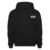 Brian RN Gildan Heavy Blend Adult Hoodie (RED) - black
