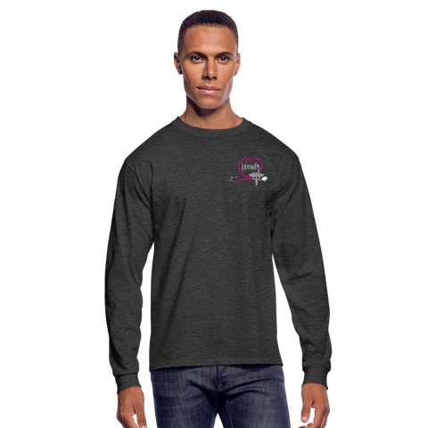 Men's Long Sleeve T-Shirt   2488048167 - heather black