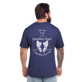 My Son Fred Unisex Tri-Blend T-Shirt - heather indigo
