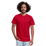 Testing Unisex Jersey T-Shirt by Bella + Canvas - red