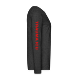Delray Trauma ICU Men's Premium Long Sleeve T-Shirt - charcoal grey
