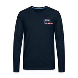 Delray Trauma ICU Men's Premium Long Sleeve T-Shirt - deep navy