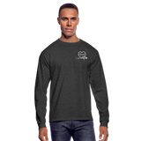 Manal Emergency Nurse Flag Men's Long Sleeve T-Shirt - heather black