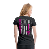 Jamie Emergency Nurse Flag Women’s Premium T-Shirt - black