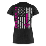 Jamie Emergency Nurse Flag Women’s Premium T-Shirt - charcoal grey