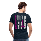 Emily Emergency Nurse Flag Men's Premium T-Shirt - deep navy