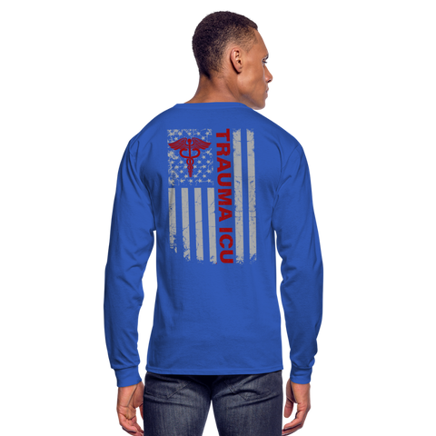 Trauma ICU Men's Long Sleeve T-Shirt - royal blue