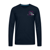 Erin Emergency Nurse Flag Men's Premium Long Sleeve T-Shirt - deep navy