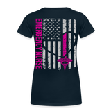 Heather Emergency Nurse Women’s Premium T-Shirt 2529420223 - deep navy
