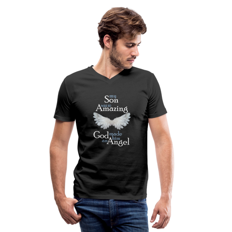 My Son Was so Amazing Men's V-Neck T-Shirt - black
