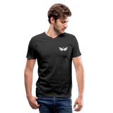 JAC SON AMAZING ANGEL Men's V-Neck T-Shirt - black