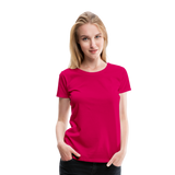 Mom Guardian Angel Women’s Premium T-Shirt (CK3545) - dark pink
