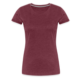 Mom Guardian Angel Women’s Premium T-Shirt (CK3545) - heather burgundy